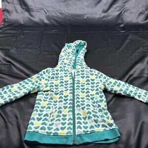 Crazy 8 GIRLS white and green hearts jacket